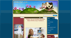 Desktop Screenshot of detske-ostrava.cz